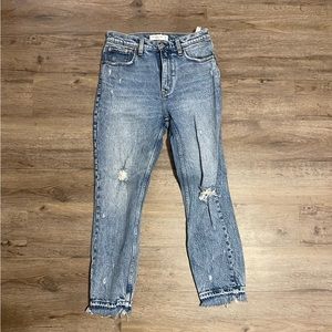 abercrombie mom high rise